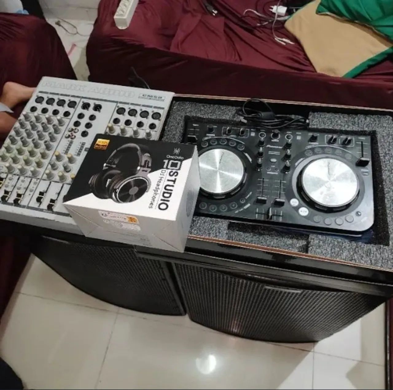kit som + Equipamento de DJ 