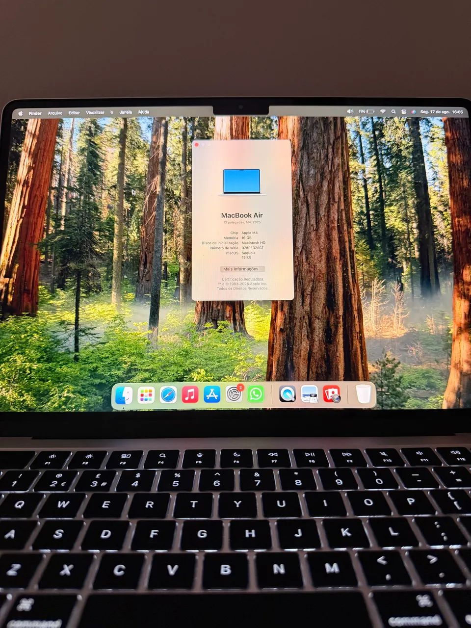 MacBook air M4 16bg/512gb - Foto 2