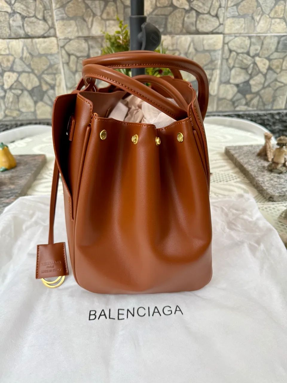 Bolsa Balenciaga Marrom - Foto 4