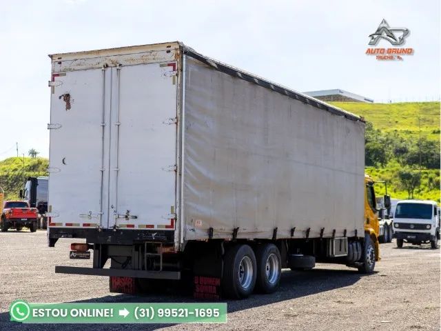 Volvo VM 260 6x2 com Defletor e Sider Randon de 9,60m com 3m de Altura - Foto 9
