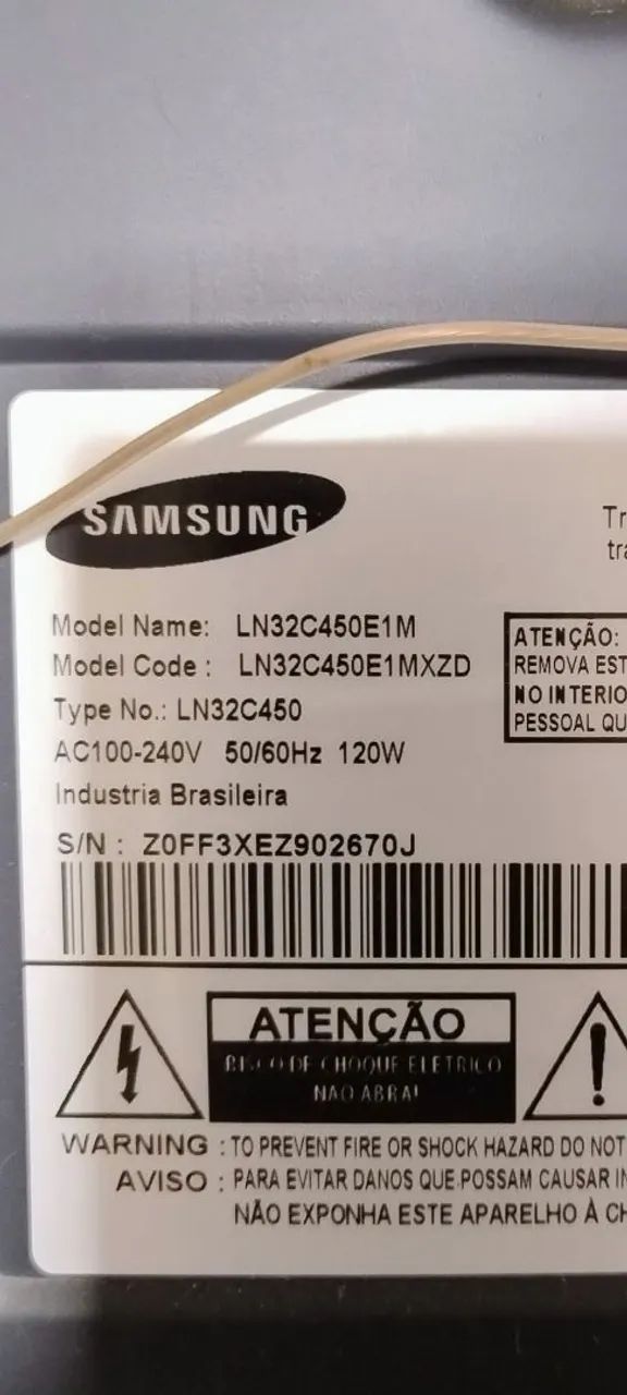 TV Samsung 32" LCD - Perfeito Estado (Com Controle e Base) - Foto 5