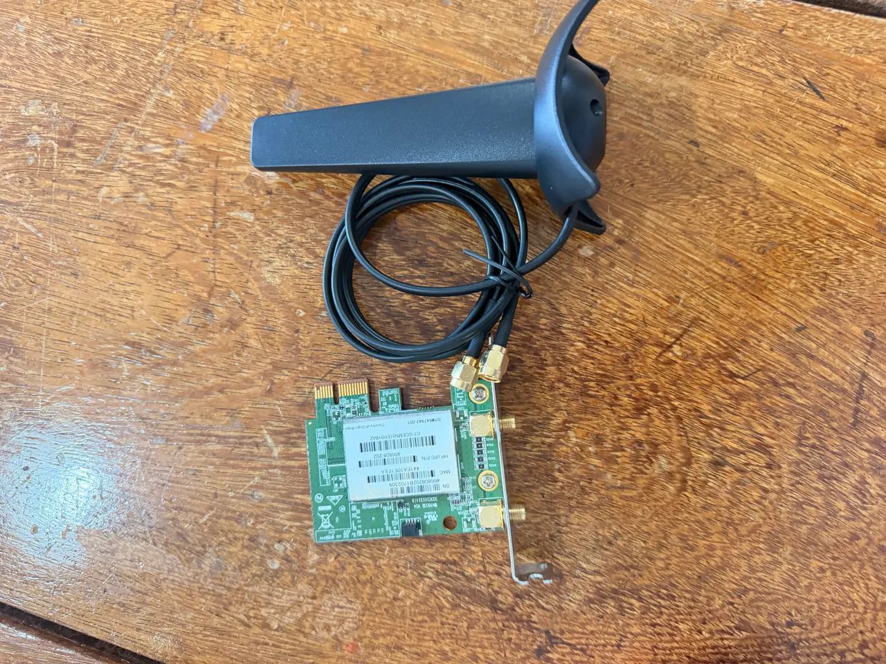 Placa pci-ex Wi-Fi com antena