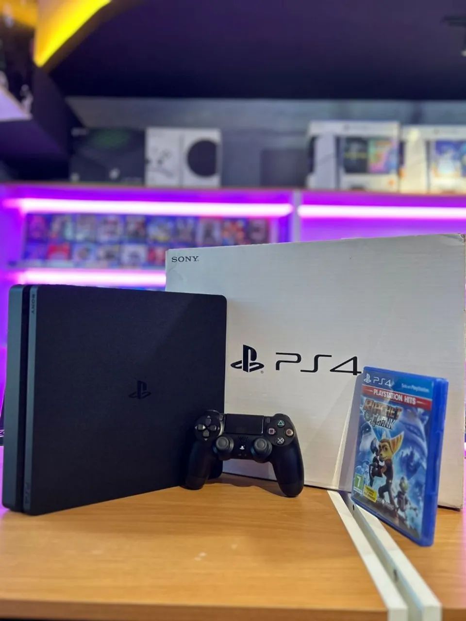 Ps4 Slim 1tb c/ Garantia completo 