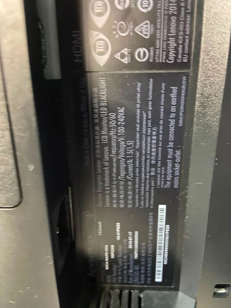 Monitor LENOVO 22 polegadas- 6meses de garantia  - Foto 4