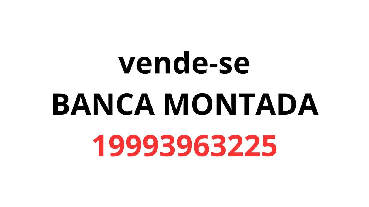 Vende se uma banca no centro de Campinas nova