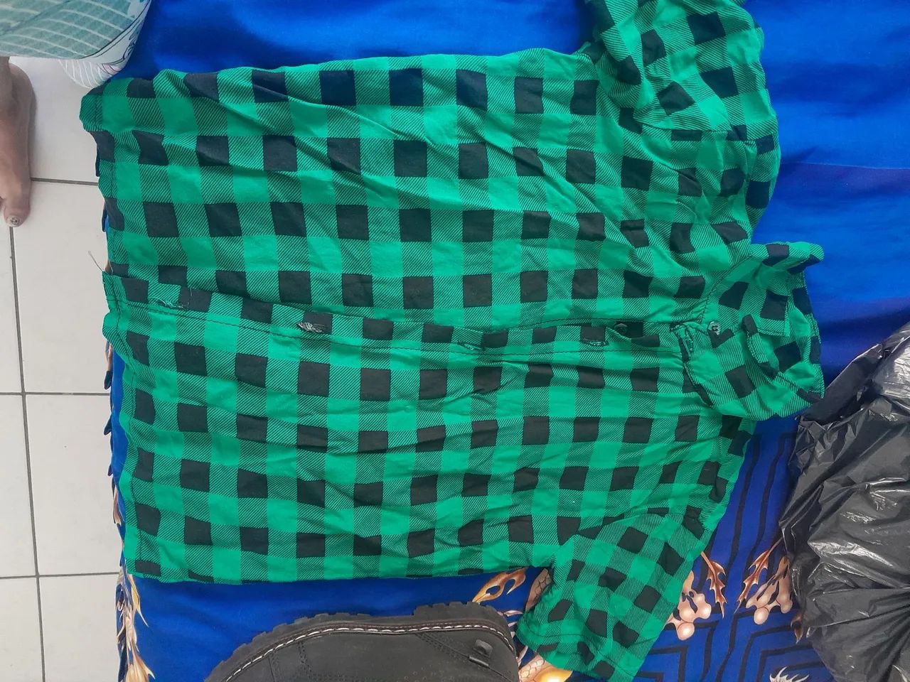 Camisa xadrez infantil - Foto 3