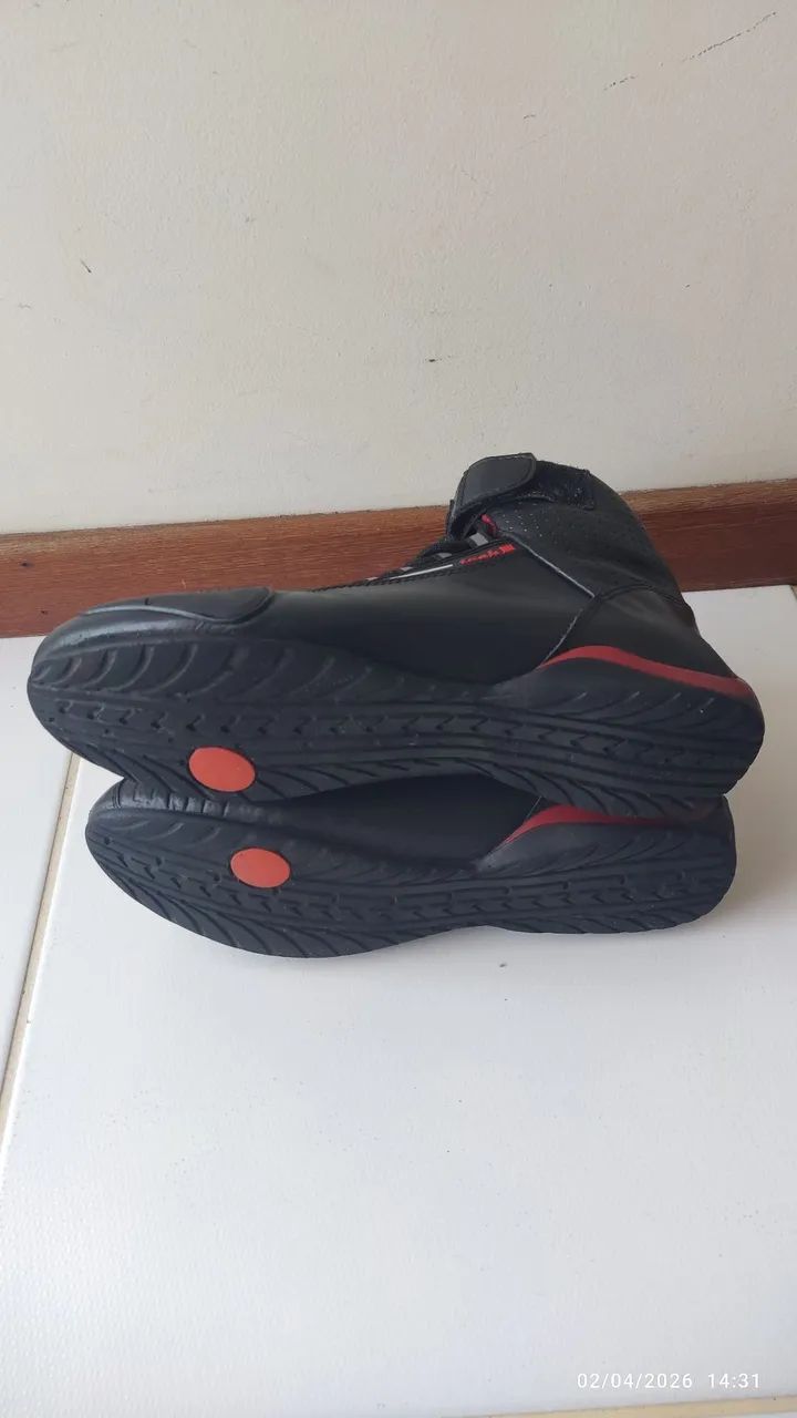 BOTINA MOTOCICLISTA ATRON N 40 - Foto 4
