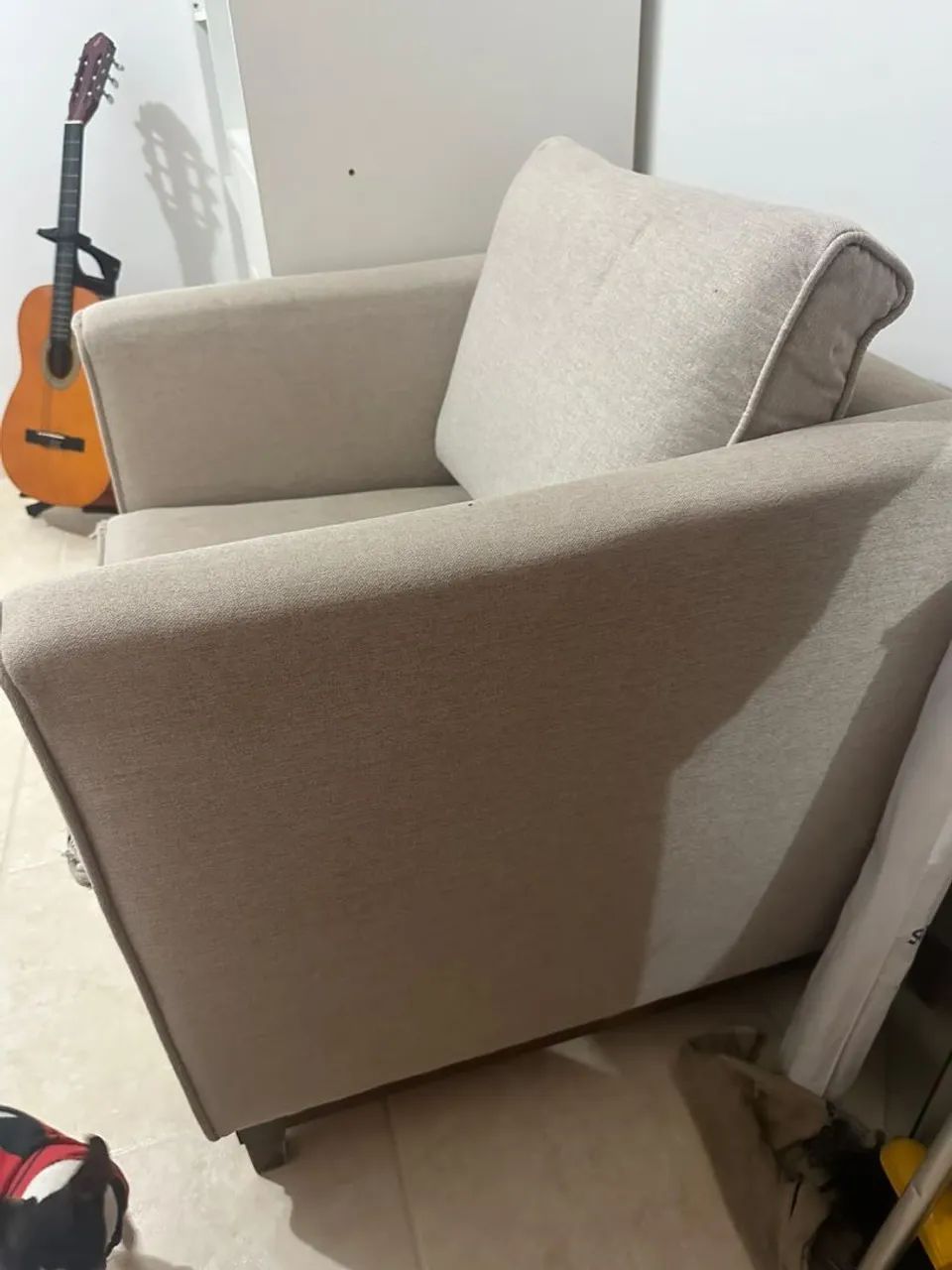 Poltrona begi para escritório, sala de estar ou quarto de visita.  - Foto 4