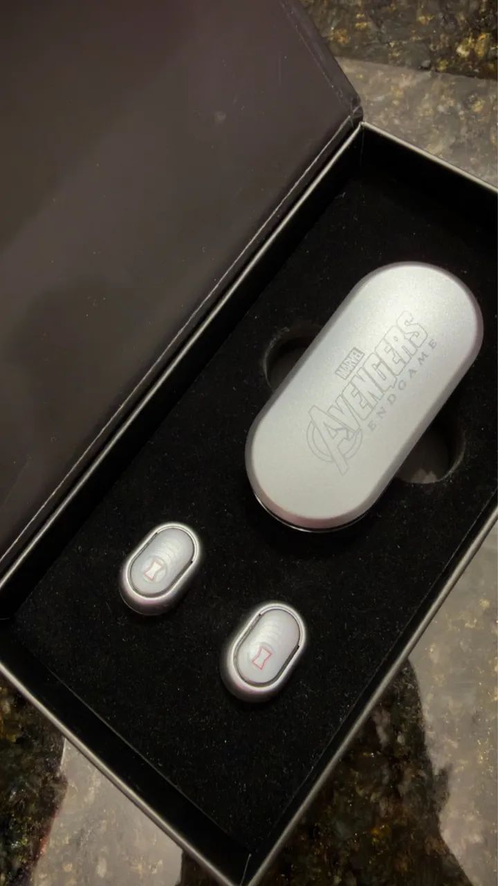 Fone de Ouvido Bluetooth Sem Fio TWS Avengers Endgame com Display Digital - Foto 2
