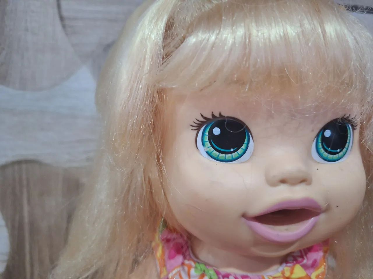 Boneca baby alive comilona funcionando em inglês e espanhol. - Foto 3