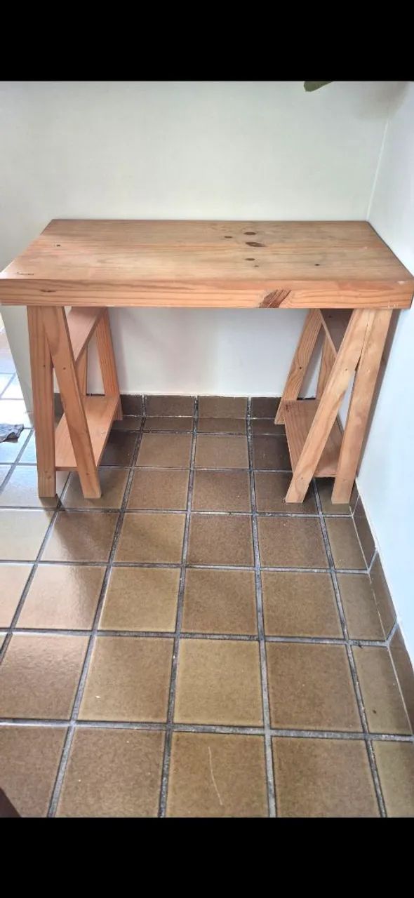 Mesa cavalete madeira 90 cm