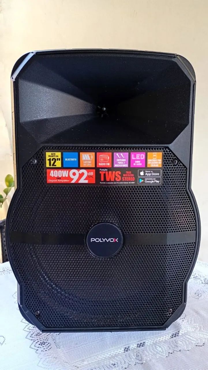 Caixa de som polyvox 