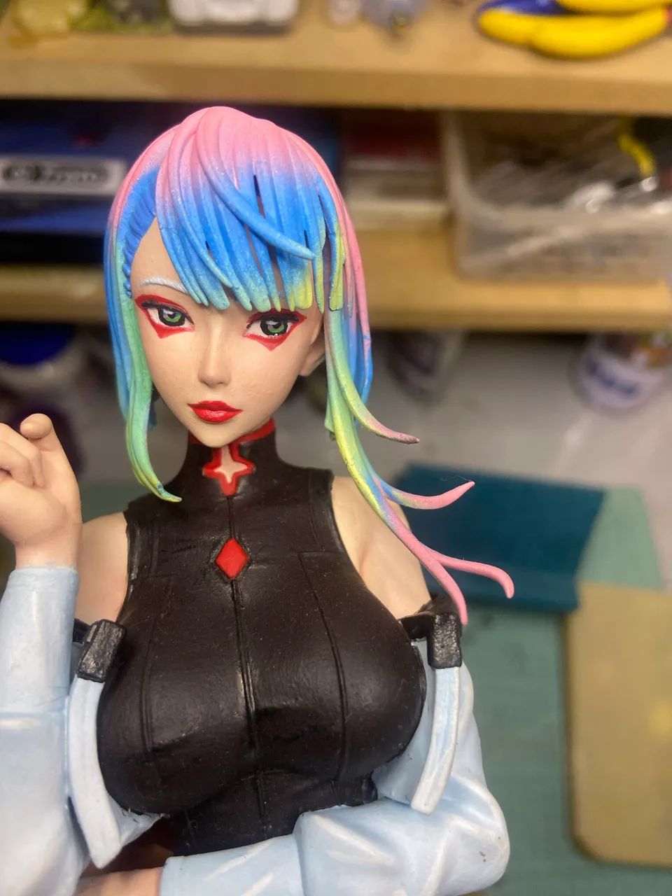 Boneco Figure - Lucy Cyberpunk - Impressão 3D Anime Colecionável - Foto 5