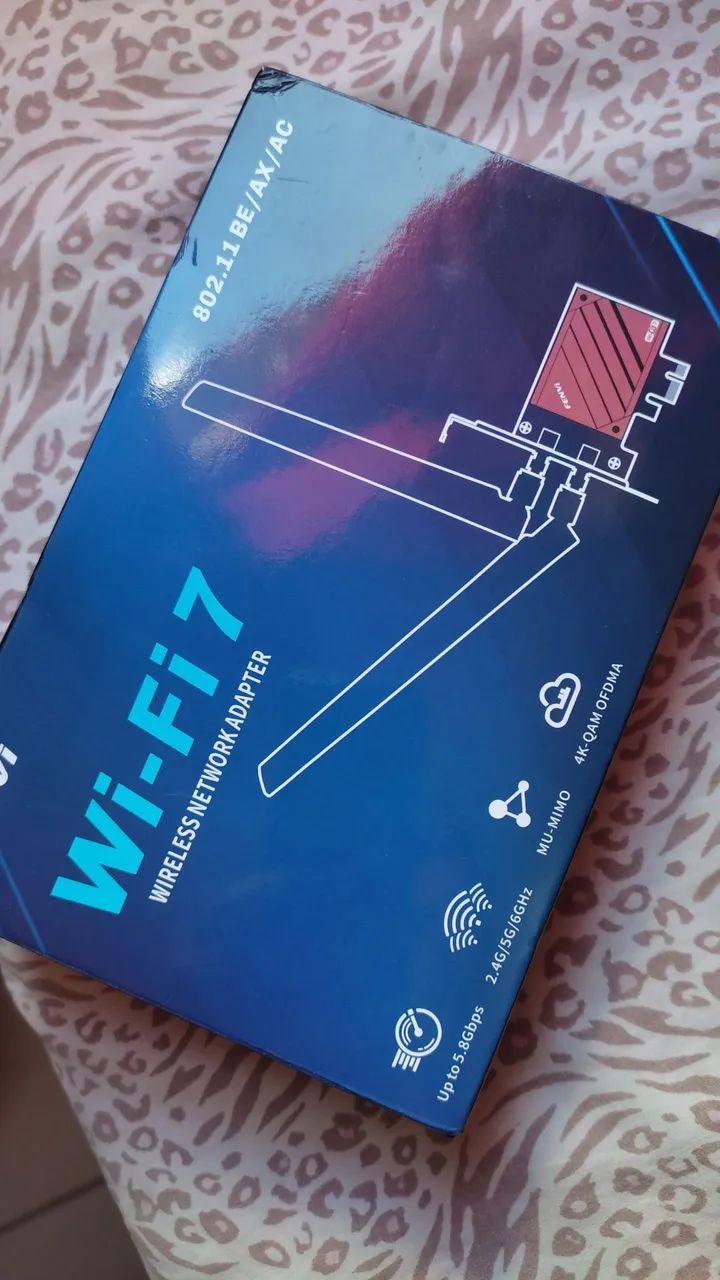 Placa Wi-Fi 7 5g Bluetooth 5.4 para Intel  - Foto 2