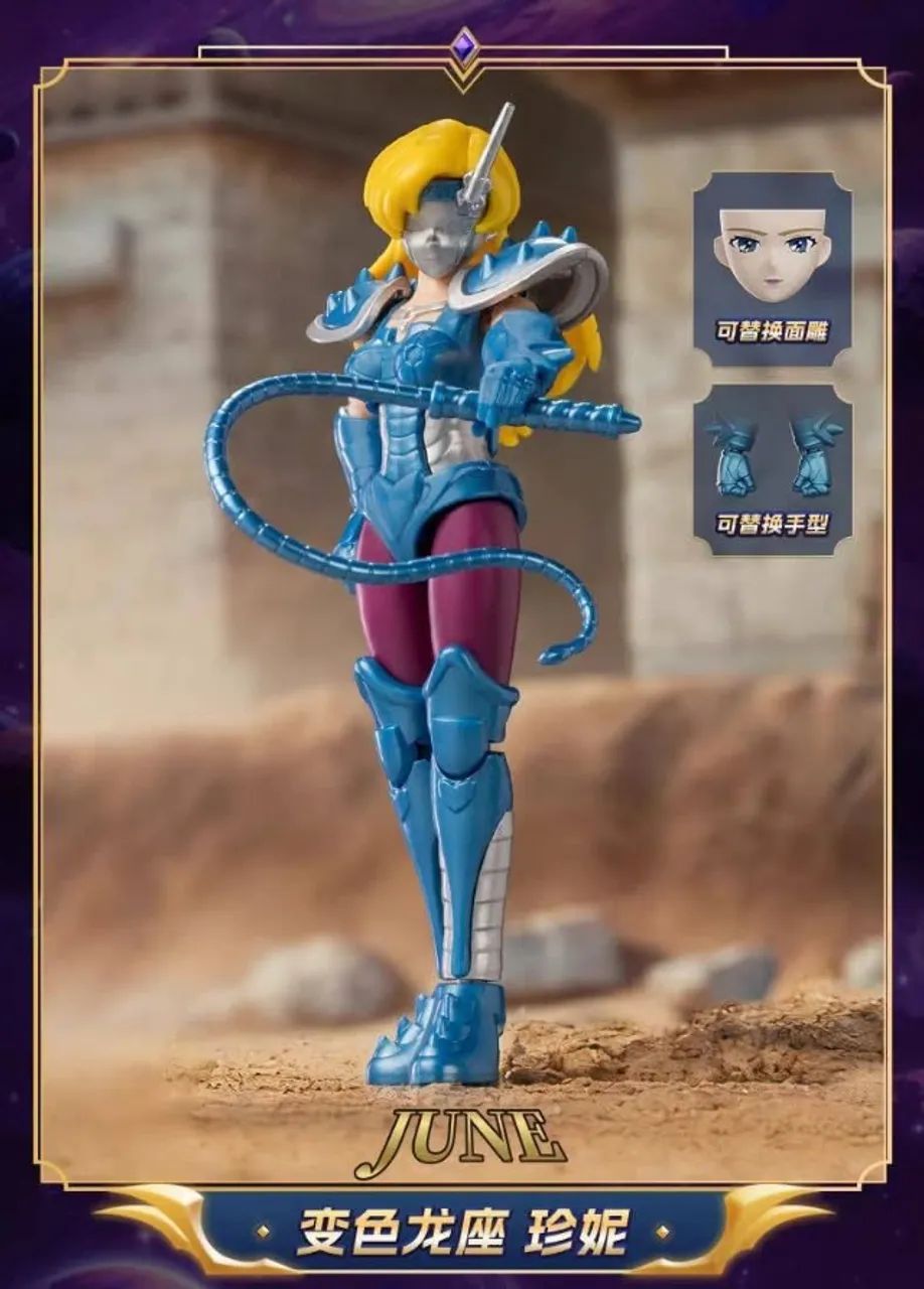 June de Camaleão Action Figure 11 cm NOVO 1