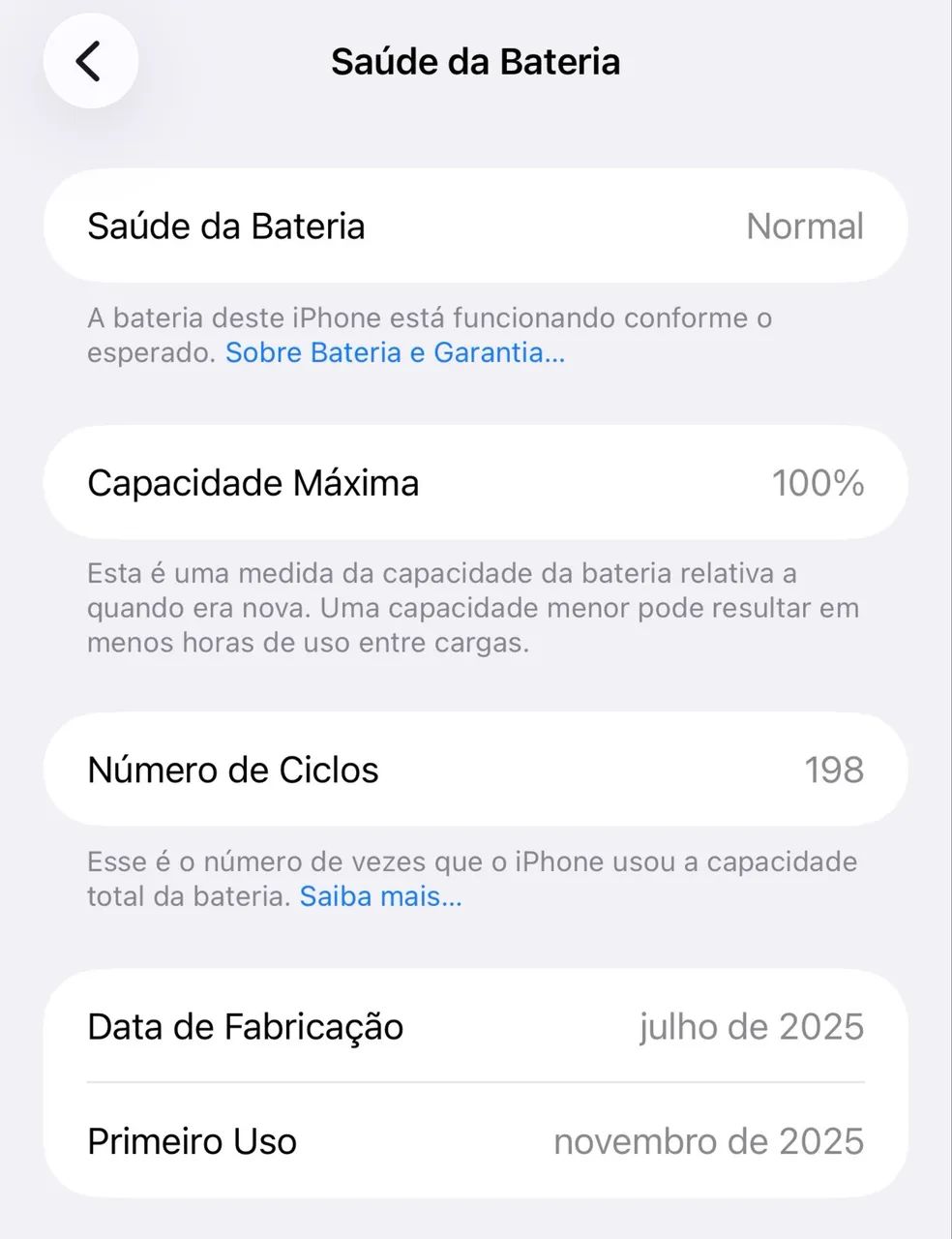 iPhone 16 Pro Max 256 GB - 5 meses de uso | 100% Saúde da Bateria - Foto 2