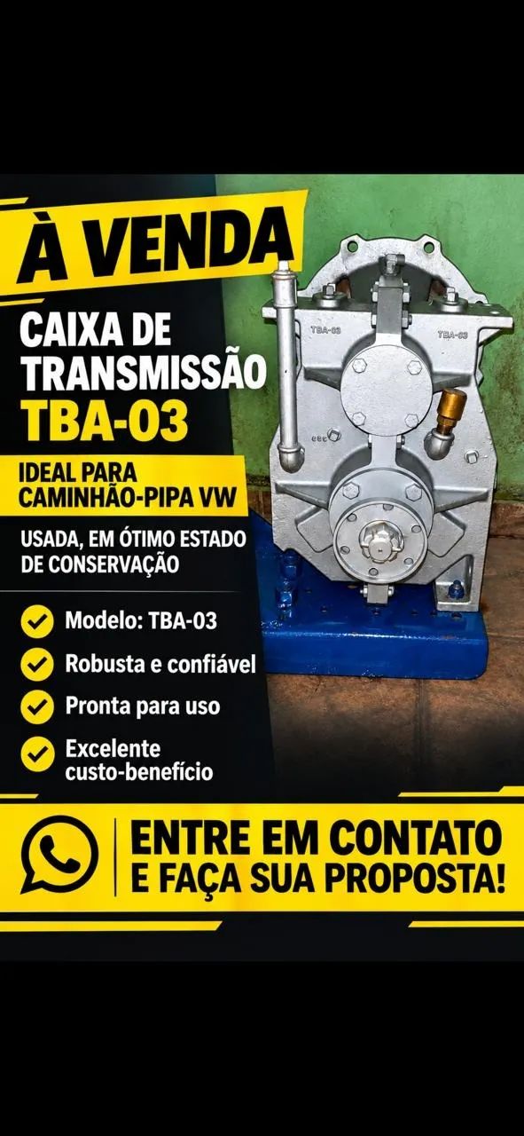 BOMBA DE CAMINHAO PIPA CAIXA ENGRENADA TBA