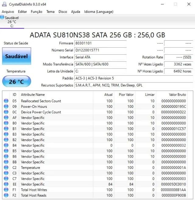 SSD M.2 ADATA 256GB - Foto 2