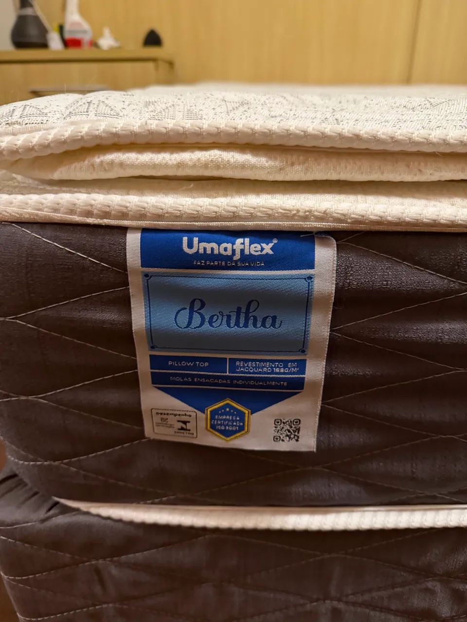 Cama king size - colchão e box com 1 ano de uso - Foto 4
