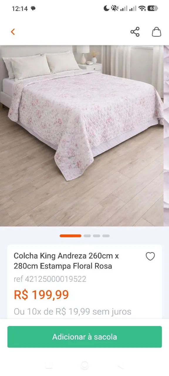 Colcha de cama kig