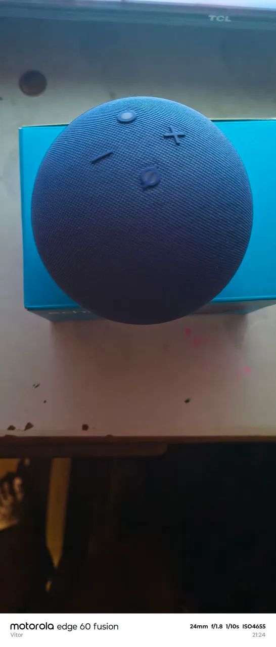Echo Dot 5ª Geração Azul (Com Caixa) - Foto 4