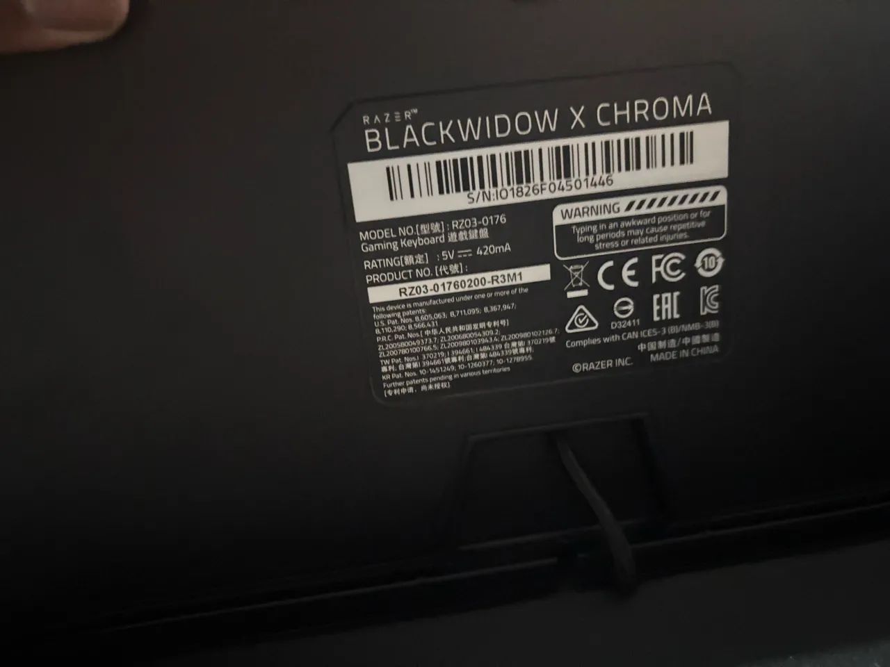 Teclado Gamer Razer Blackwidow X Chroma - Foto 4