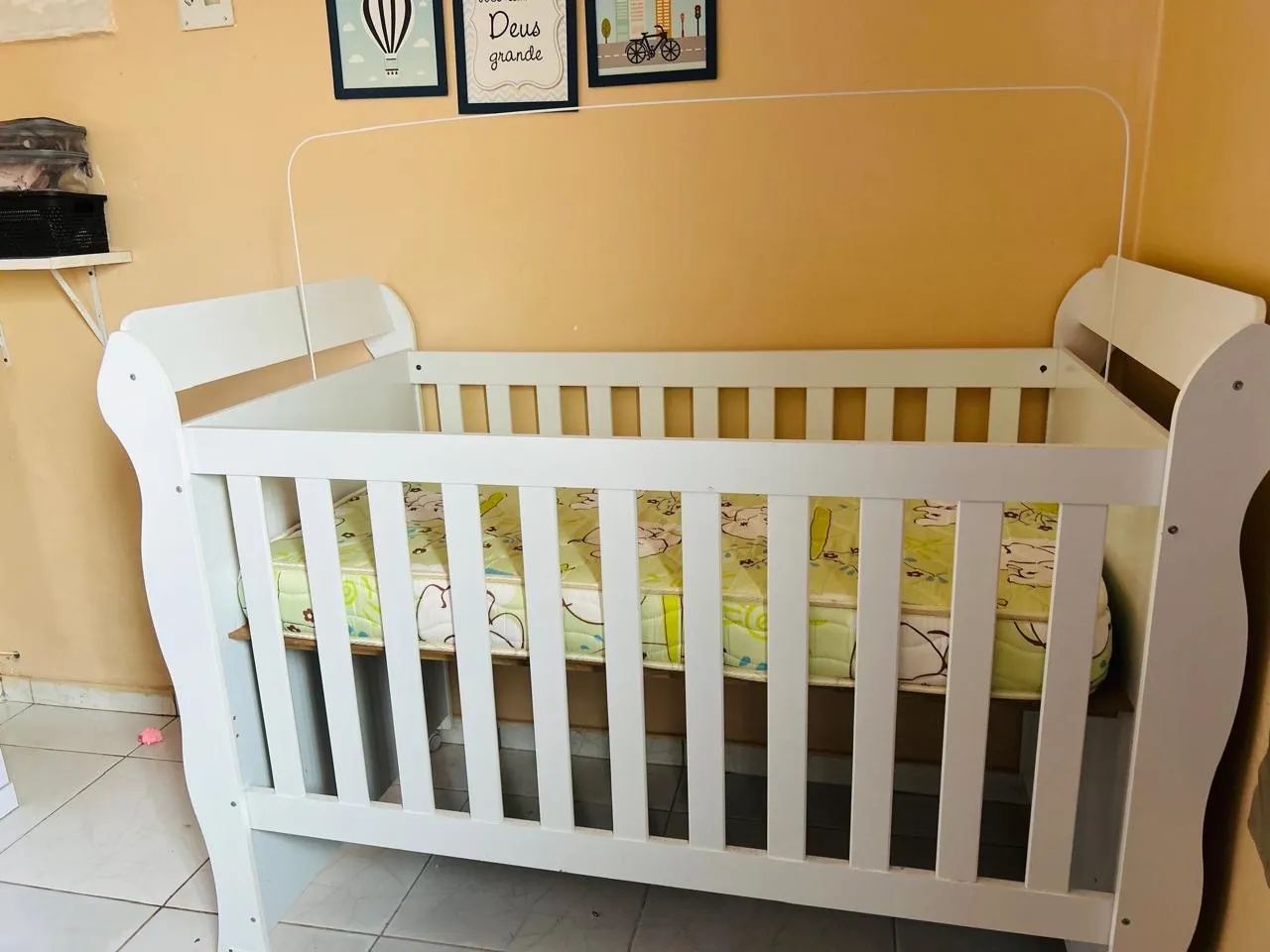 Berço para bebê montado completo  - Foto 3
