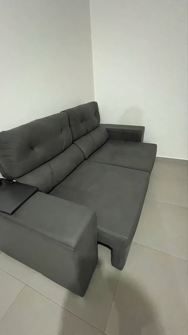 Sofá 3 lugares Novo. 1 semana de uso  - Foto 2
