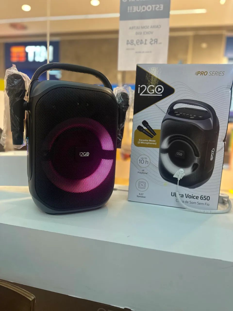 CAIXA DE SOM i2GO KARAOKÊ  - Foto 2