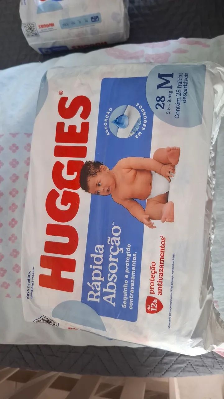 Fralda Huggies M - Rápida absorção  - Foto 2