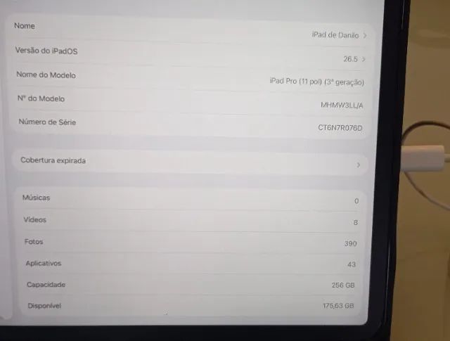 iPad Pro (11 pol) 3ª Geração 256GB Wi-FI + Celular  - Foto 3