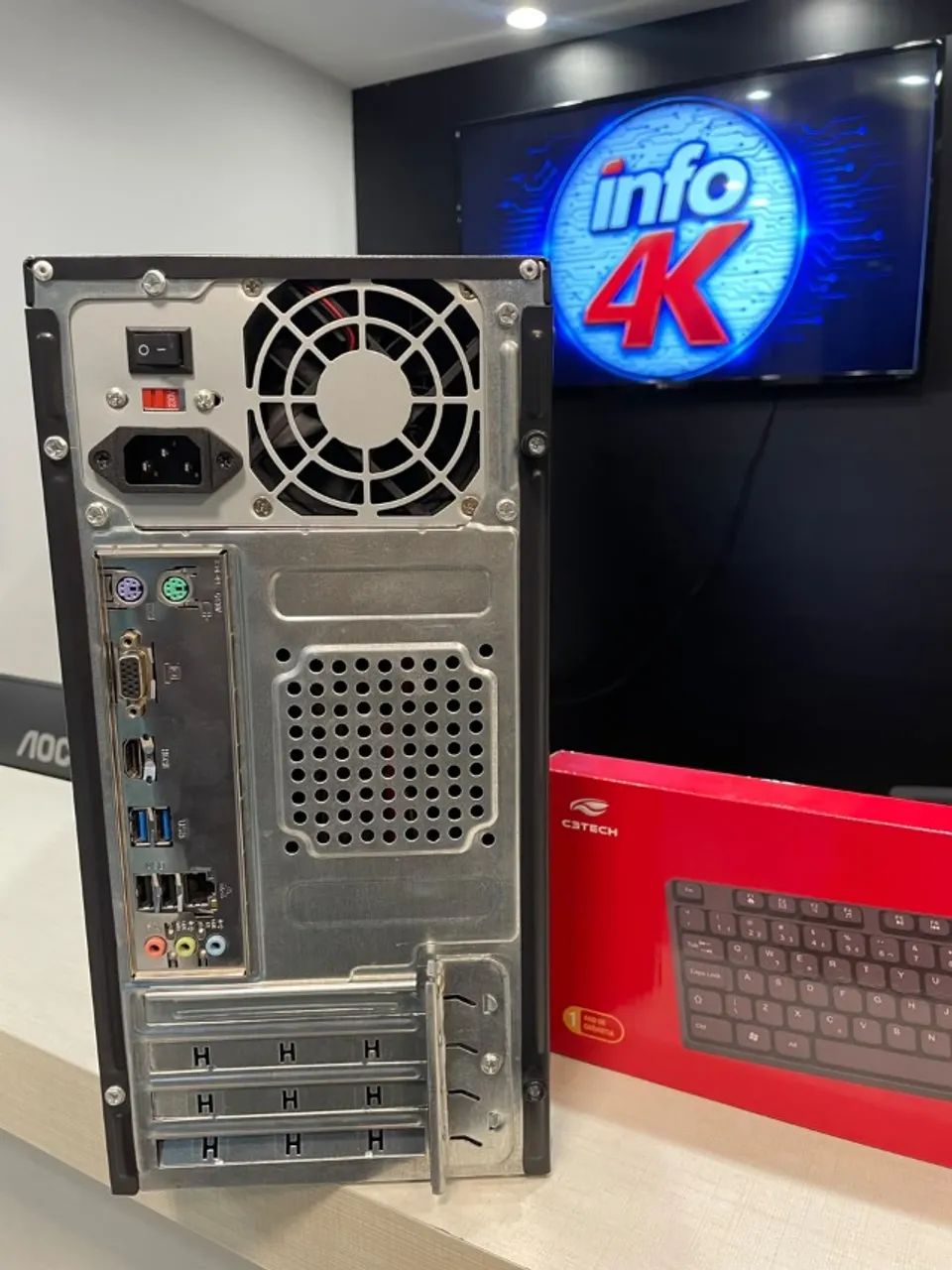 PC GMI i3 4ª | 8GB DDR3 | SSD 120GB - Foto 3