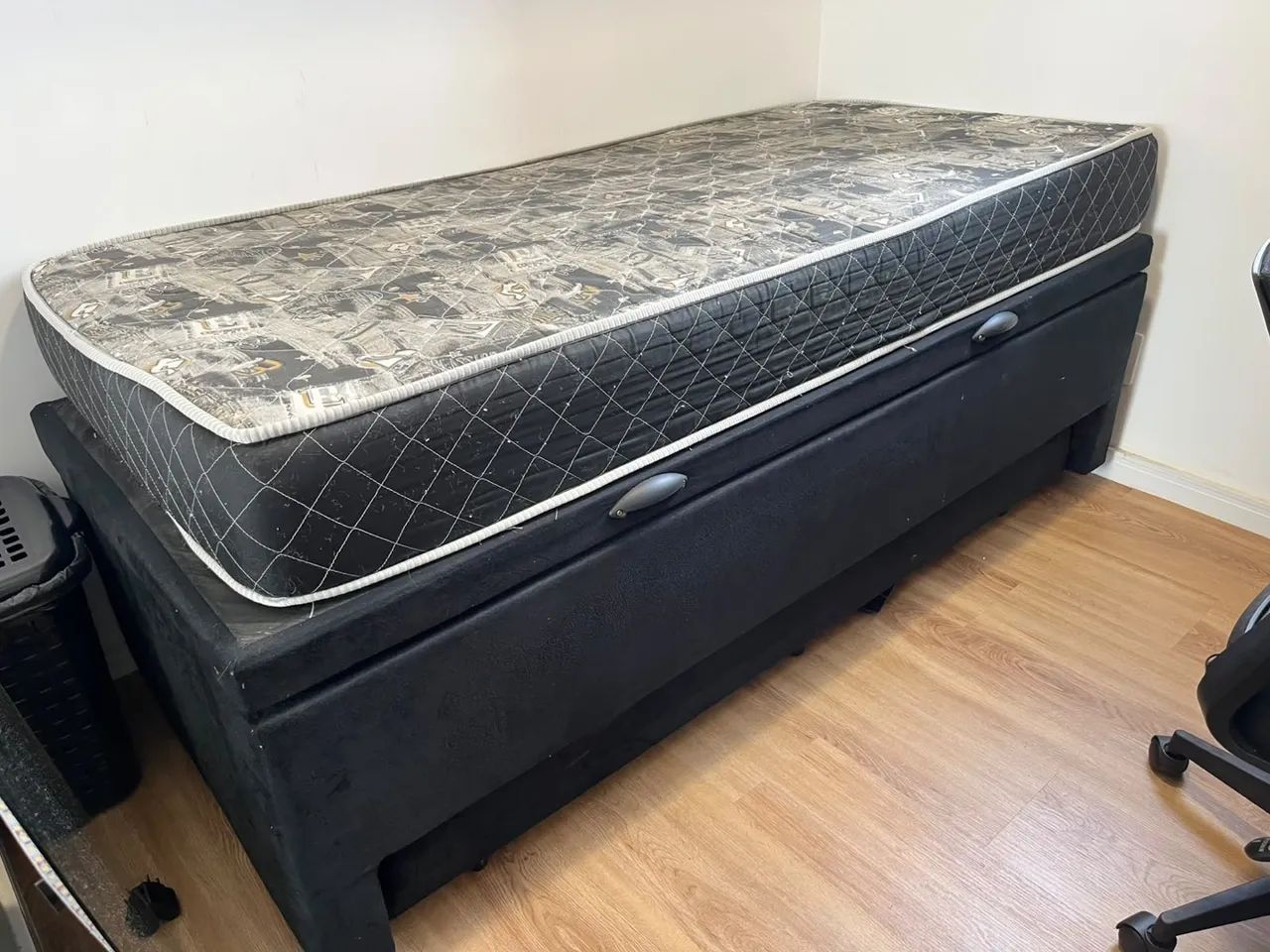Cama box baú solteiro com bicama - Foto 2