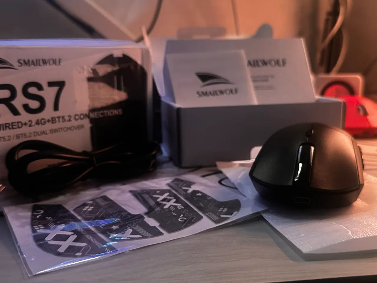 Mouse Gamer Smailwolf RS7 (TRI MODE/Sensor Pixart 3311) - Foto 3