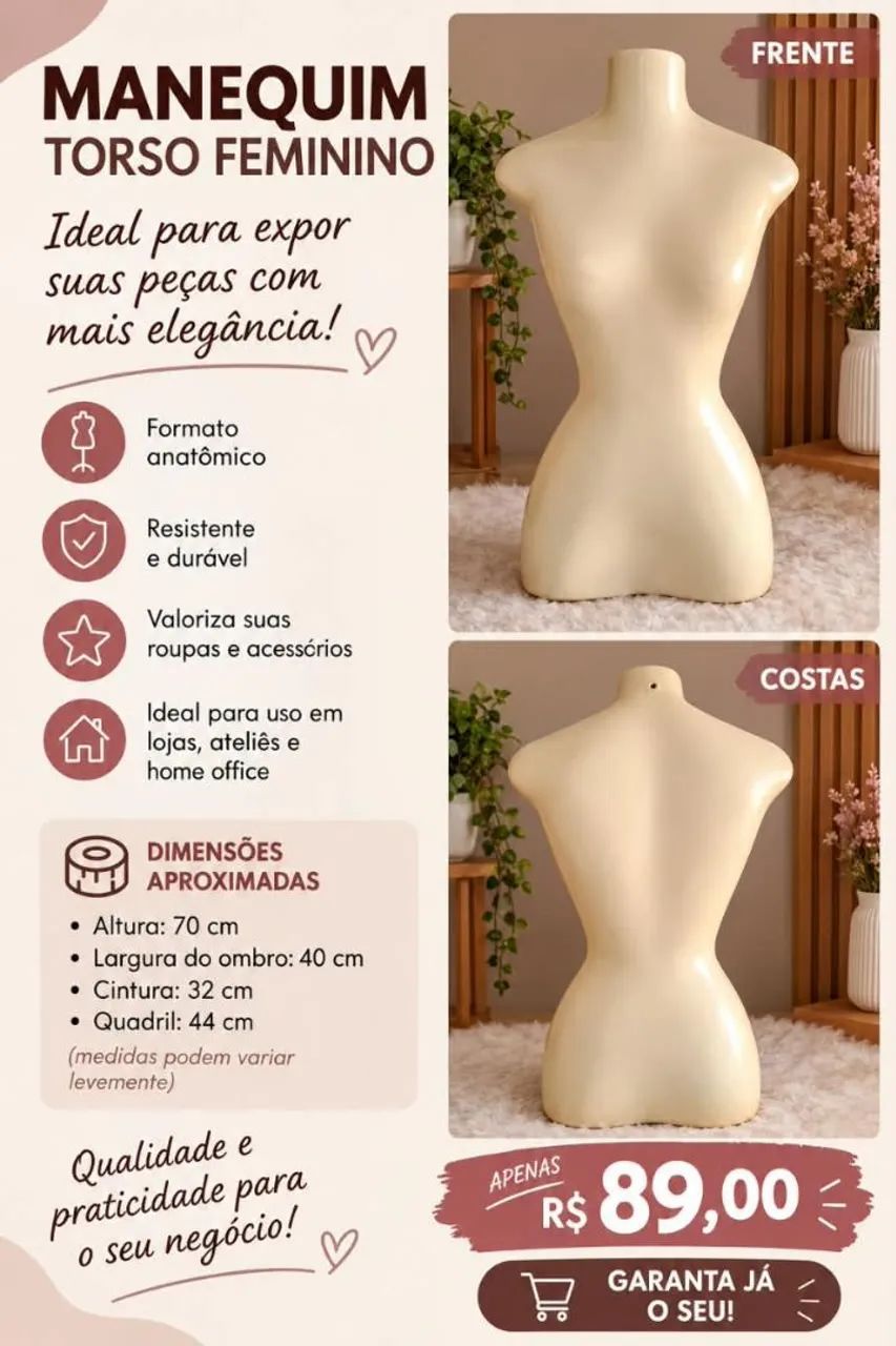 Manequim feminino 