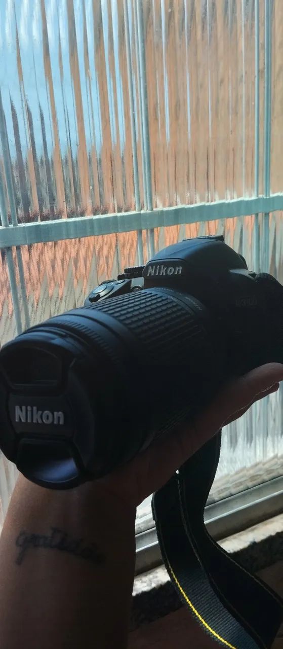 Câmera Nikon D3100 com duas lentes - Foto 3