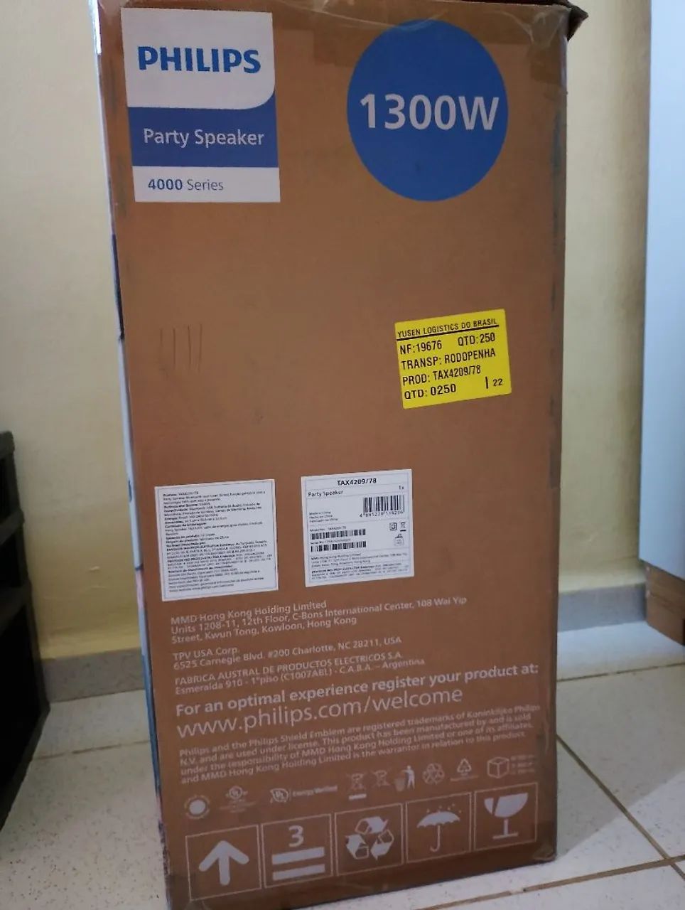 Caixa de som Philips 1300W  - Foto 5