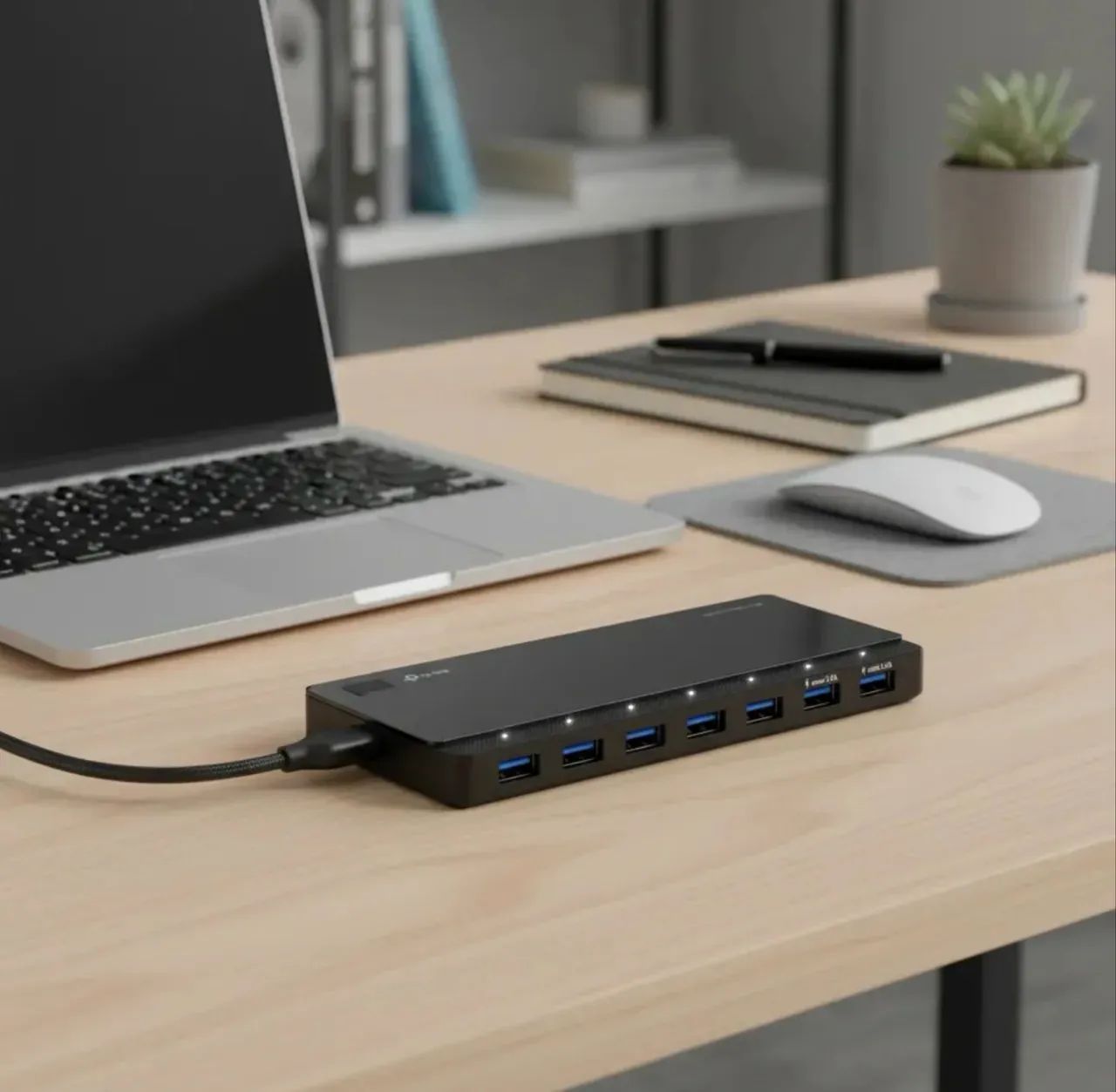 Adaptador Hub Usb Tp-link 7 Portas Usb 3.0 - Foto 4
