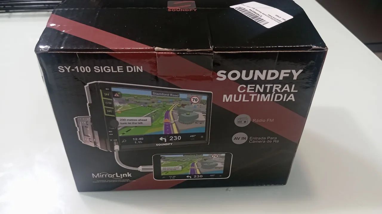Multimídia 1 Din ( produto novo )