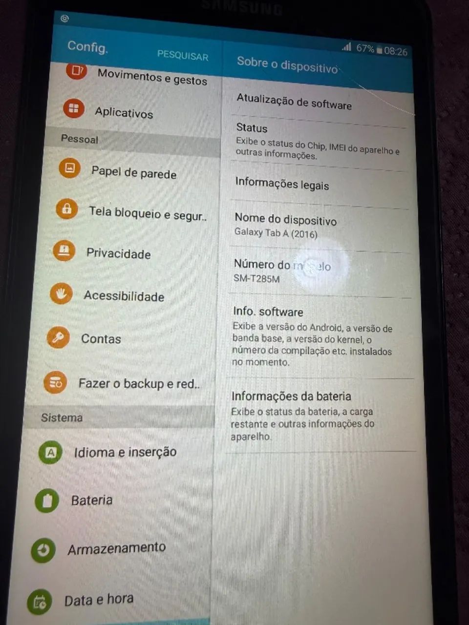 Tablet 2016 funcionando baixei aplicativos como face , insta , não tem arranhado na tela  - Foto 5