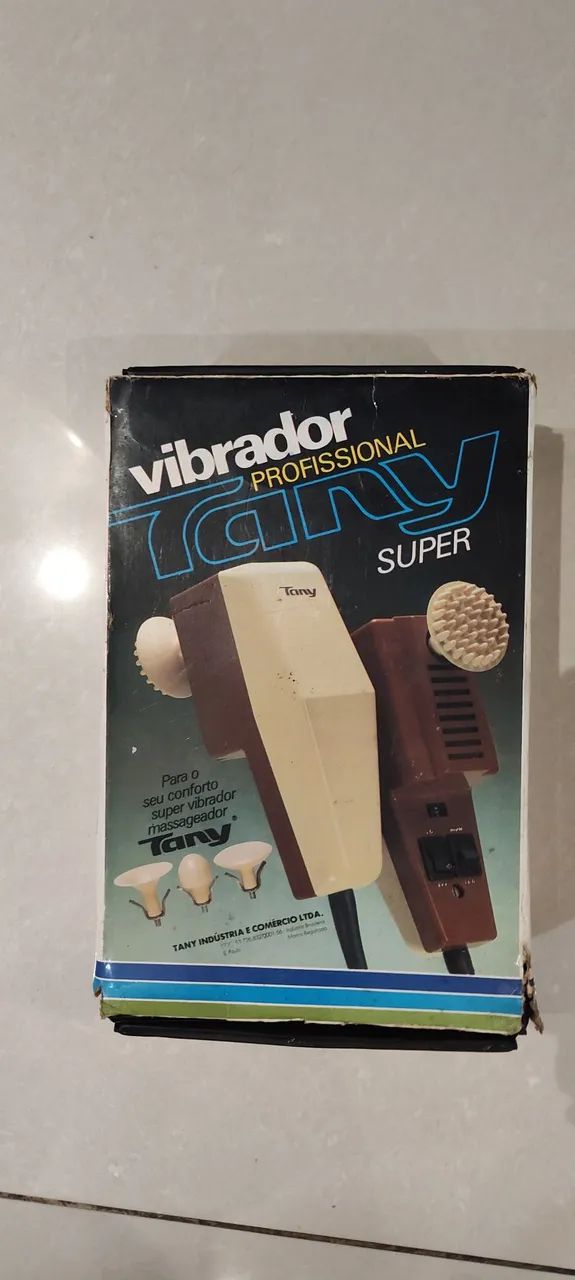 Massageador elétrico Tony completo anos 80 