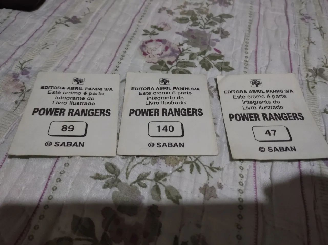 Figurinhas POWER RANGERS anos 1990  - Foto 2