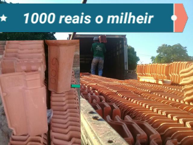 Telhas duplas romanas 1000 reais o milheiro