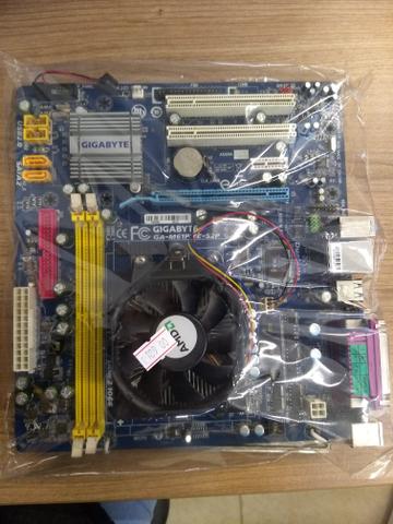 Kit Placa mãe athlon 2 x2 2400 2.8ghz gigabyte ga-m61pme-s2p-5lp ddr2