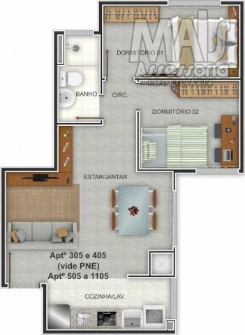 Apartamento para venda em novo hamburgo, centro, 2 dormitórios, 1 banheiro, 1 vaga - Foto 8