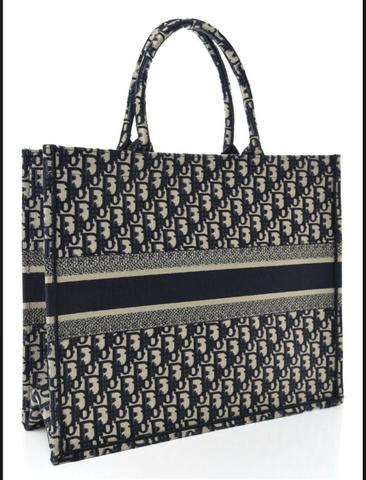 Bolsa Book Tote Praia Bordada Christian Dior novo - Foto 4