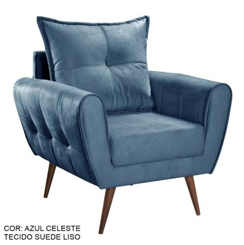 Poltrona Decorativa Moderna Cores Variadas Gratis o Envio Juiz De Fora - Foto 4