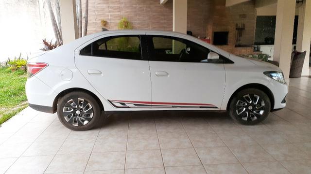 Carro Prisma LT 1.4 2015 completo, Banco de couro - Foto 2
