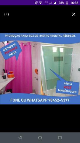 Manutenção em box de vidro