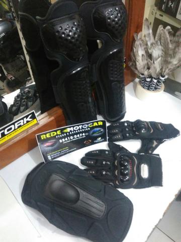 Kit proteção TITANIUM motociclista * zaap - Foto 5